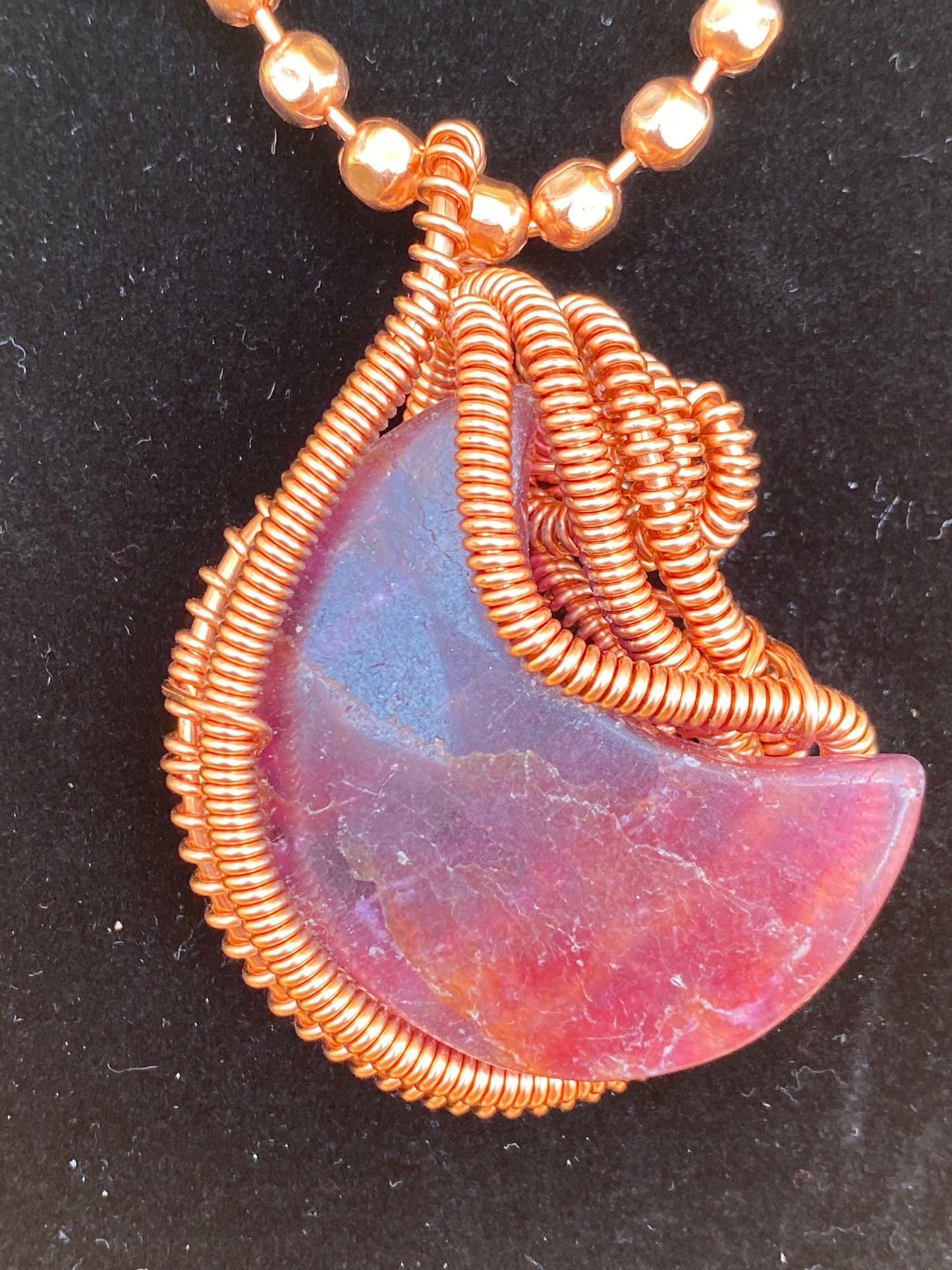Carnelian crescent moon!