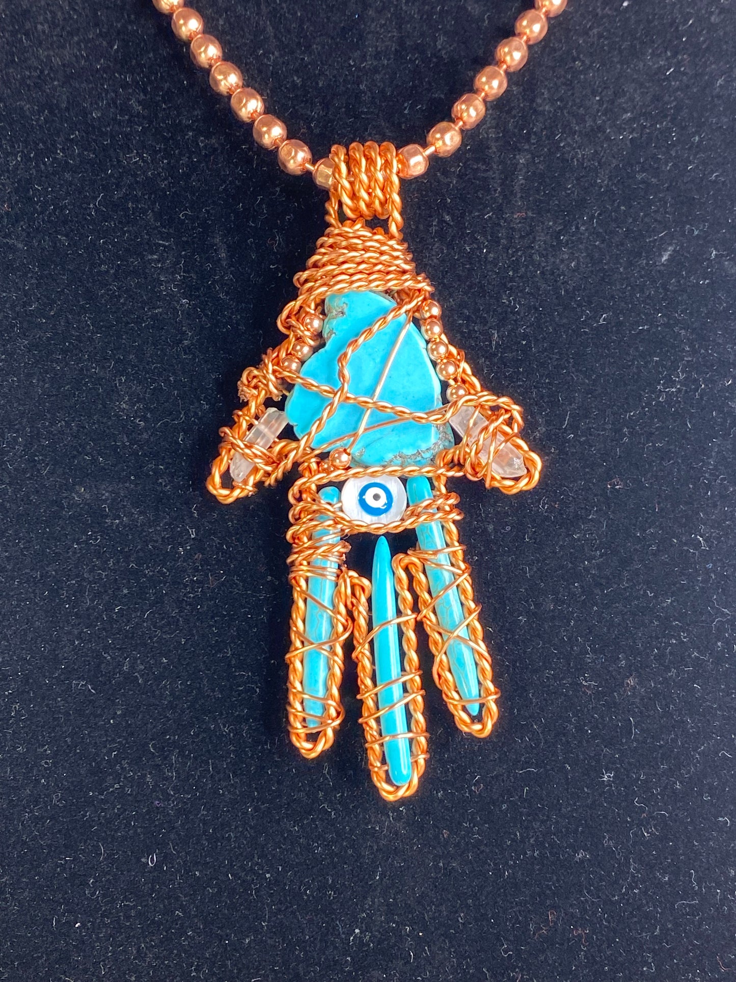 Turquoise Hamsa Hand