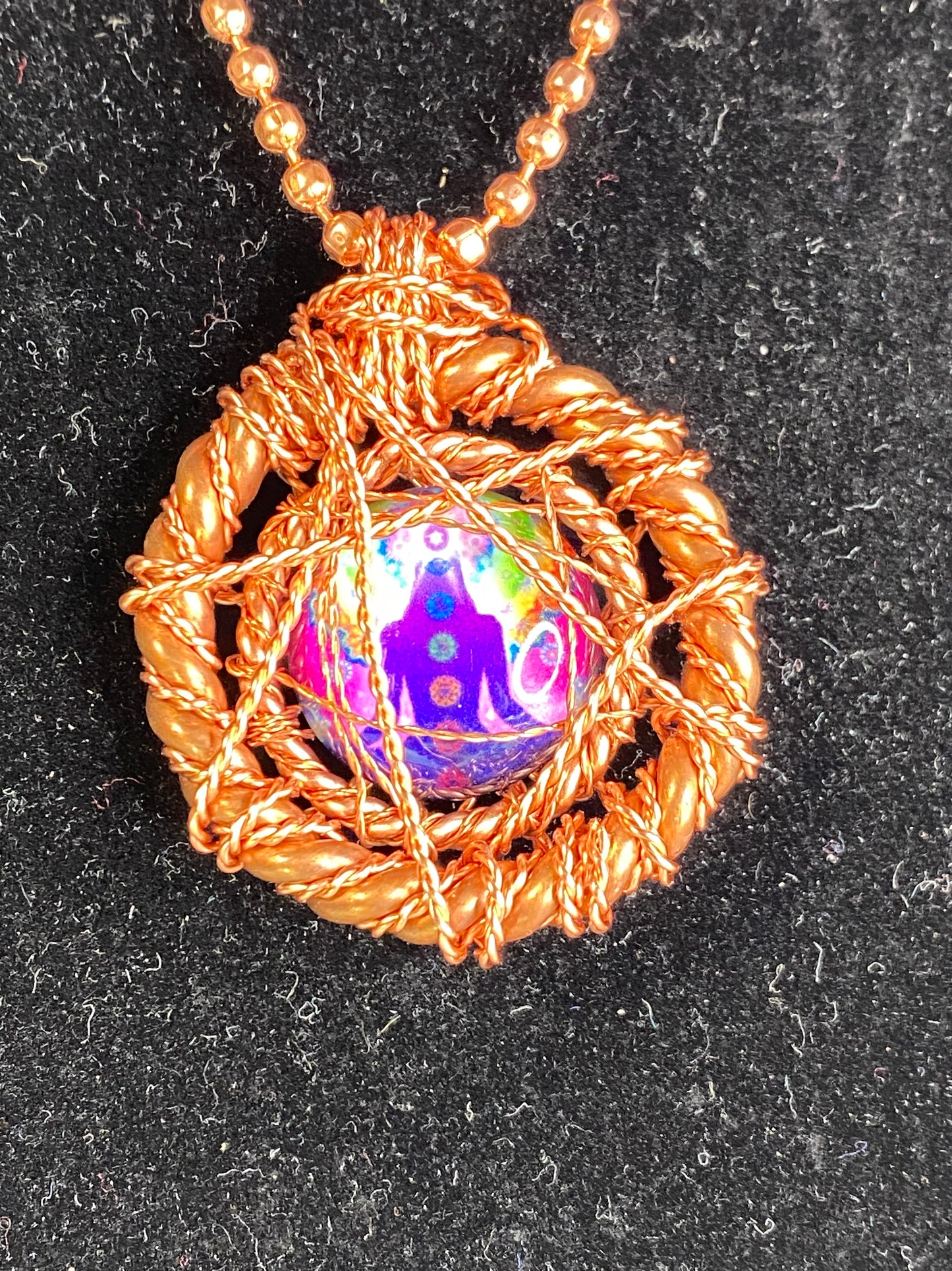 Tensor Copper n Meditation Cabochon