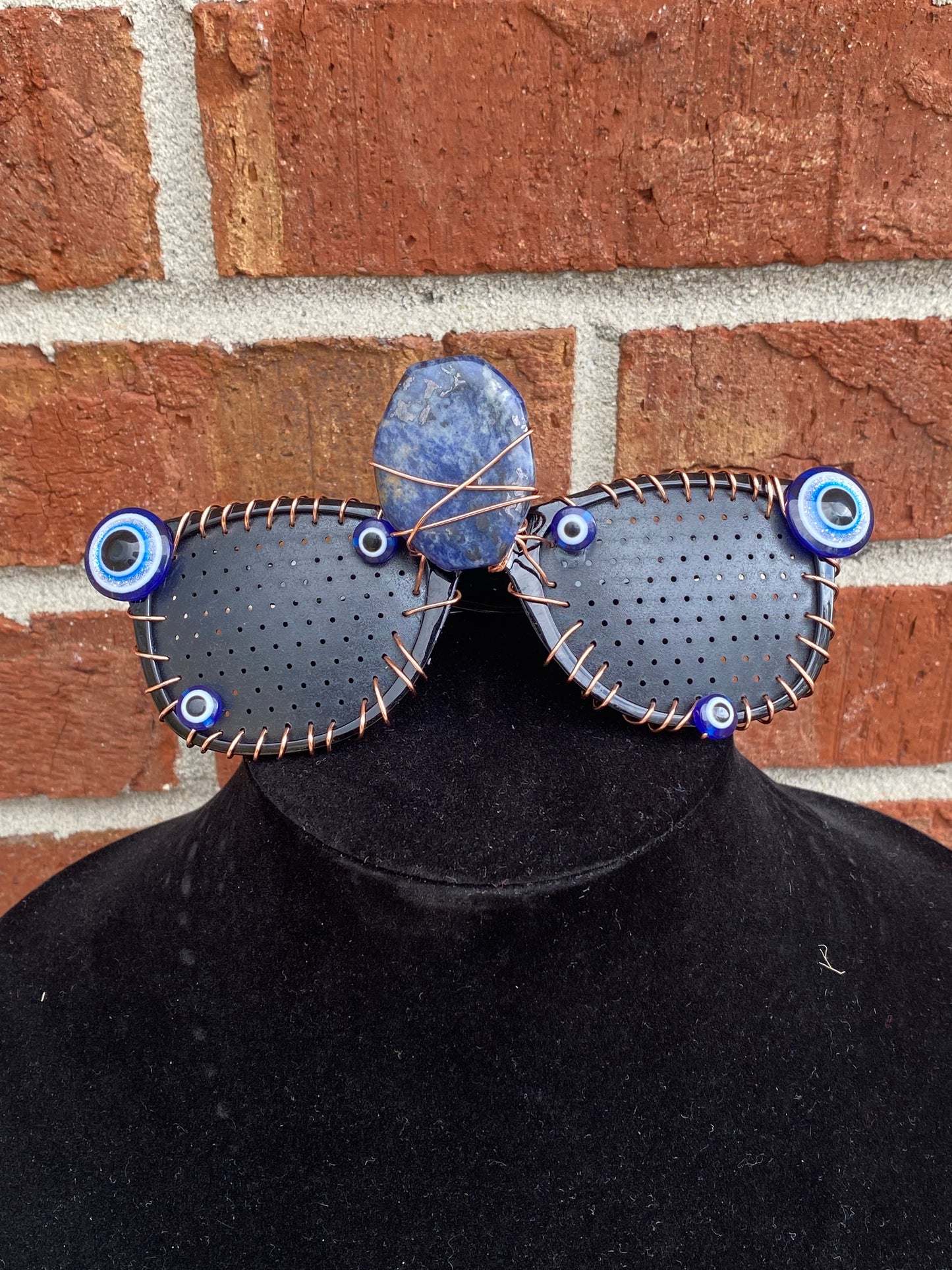 Sodalite evil eye spec