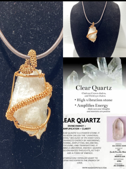 Quartz shard //copper