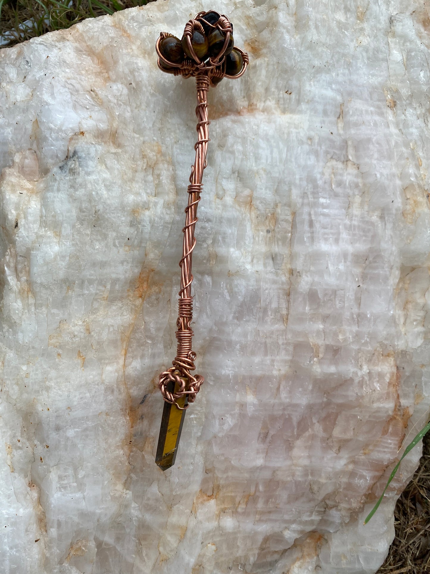 Tiger’s eye wand! Solar plexus