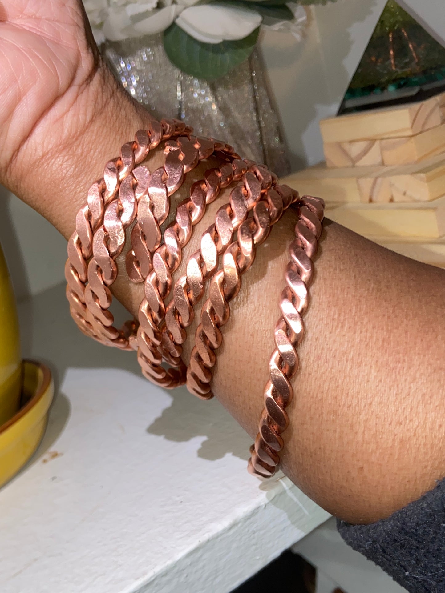 Cuban Copper Bracelet