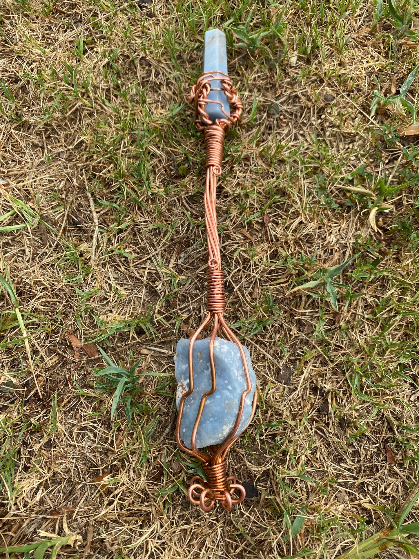 Angelite Wand! Throat Chakra