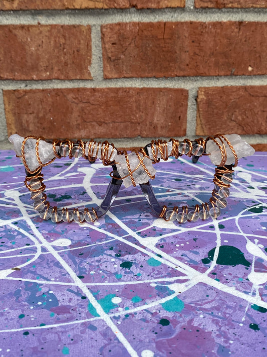 Chunky quartz speckies!