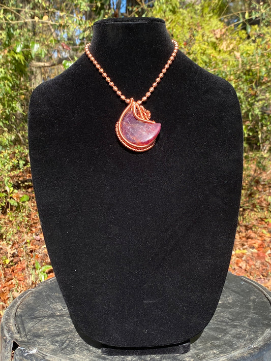 Carnelian crescent moon!