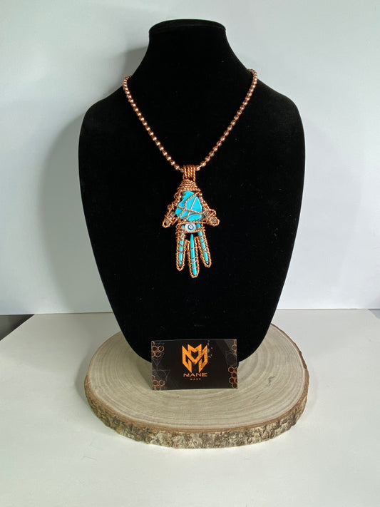 Turquoise Hamsa Hand