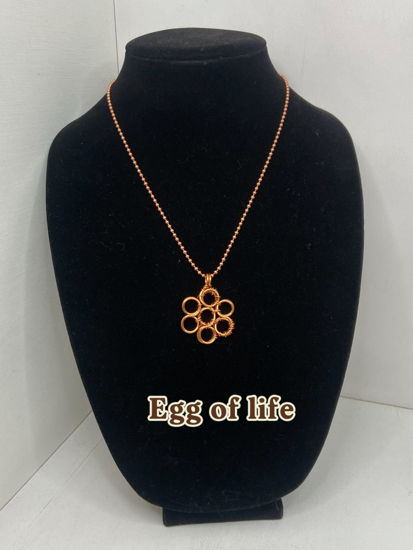 Egg of life necklace